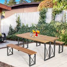 6 Person Outdoor Patio Dining Table Set