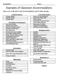 Easy Checklist Of Accommodations Before You Go Special