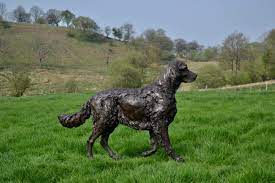 English Setter Sculpture By Tanya