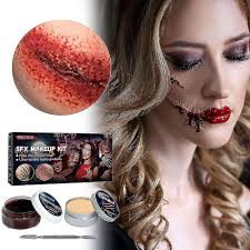 sfx makeup kit scars wax vire blood