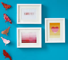 Paint Chips Crafts Three Romantic Wall