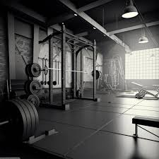workout equipment modern gym