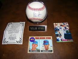 We did not find results for: 1968 Nolan Ryan Rookie Card And Autographed Baseball 128754720