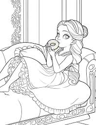 40 gorgeous princess coloring pages for