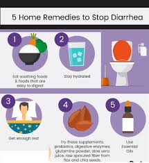 5 remes to stop diarrhea at home
