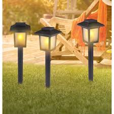 Set Of 3 Led Solar Garden Solar Lights