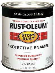 Rust Oleum Stops Rust Semi Gloss Black