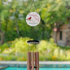 Cardinal Memorial Personalized Wind Chimes