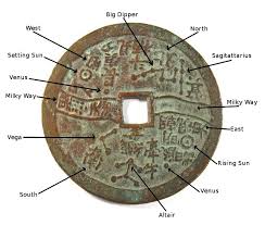 Chinese Astronomy Coin Displaying Star Constellations