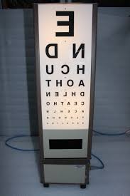 Details About Rotating Vision Eye Testing Drum Chart Used Vintage Opticians Optometrist