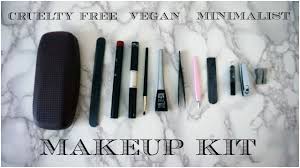 minimalist vegan makeup kit you