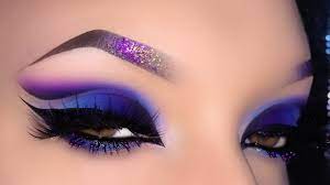 purple cut crease makeup tutorial