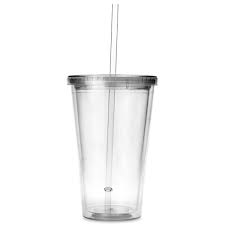Insulated Plastic Tumbler With Lid And