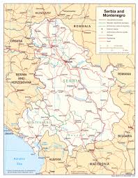 Für die stadt, in der sie sich getroffen haben, den ort, an dem sie sich verliebt haben oder den ort, den sie zu hause nennen. Landkarte Serbien Und Montenegro Politische Karte Weltkarte Com Karten Und Stadtplane Der Welt