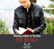 does-rain-ruin-leather-coats