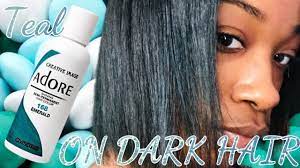 adore hair dye on dark hair you