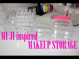 my acrylic makeup storage acrylic