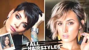 This is a closely trimmed short haircut for women with several pretty points in front of the ears with extra length at the top. Fall 2020 Winter 2021 Short Hair Ideas Youtube