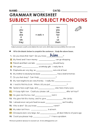 Exercise Object Pronoun | PDF | Object (Grammar) | Syntactic Relationships