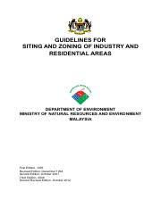 The factory act of 1969 (amended in 1972, 1975, 1979, and 1992):stipulates regulations for factory construction, operation and expansion, and safety requirements. Guidelines For The Siting And Zoning Of Industrial And Residential Area D The Course Hero