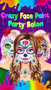 crazy face paint party salon makeup