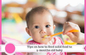 9 Month Baby Food Chart Budding Star