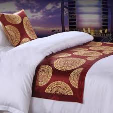Polyester Bed Runner Scarf Bedding End