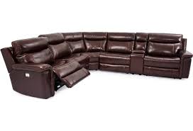 The pecos leather gel reclining sectional sofa is no exception to the rule, combining style and functionality in a way that makes it compatible with any lifestyle or setting. Baxter 6 Piece Leather Match Power Sectional With 3 Recliners And Usb Morris Home Sectional Sofas
