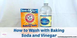 washing towels with vinegar and baking