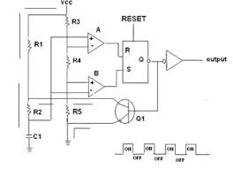 The circuit diagrams on this . 555 Timer Ic As A Stable Multivibrator