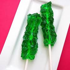 rock candy jello shooters with midori