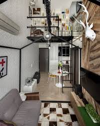 small loft house with aesthetics modern