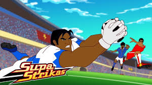 The best selection of royalty free football cartoon vector art, graphics and stock illustrations. Supa Strikas Vs The Azul Blasts From The Past Soccer Cartoon For Kids Football Cartoons Youtube