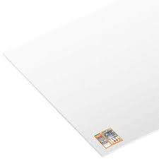 8 ft white reversible pvc trim sheet