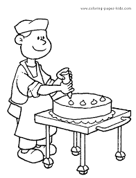 Color in this picture of cat the baker and others with our library of online coloring pages. Baker Job Color Page Coloring Pages Free Coloring Pages Coloring Home