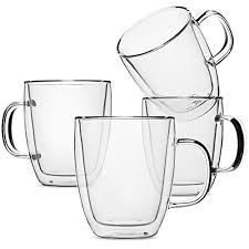 Double Wall Glass Coffee Cups Tea Cups