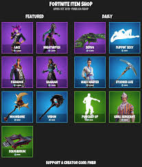 All featured and daily items currently in the shop. Shiinabr Fortnite Leaks On Twitter New Item Shop Support A Creator Code Shiinabr I Appreciate Your Support If You Use My Code Of Course You Can Also Support Another Creator With Their Sac Code
