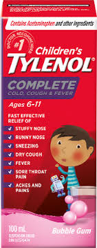 Children S Tylenol Complete Cold Cough Fever