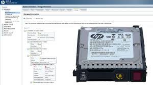 degraded hp sas hard drive from an hpe