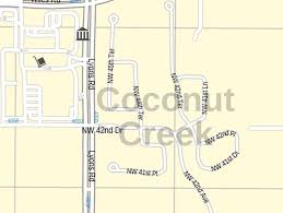 Coconut Creek Map Florida