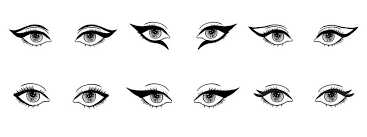 eyeline makeup beautiful woman eyes