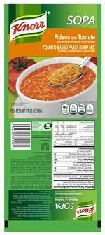 knorr sopa tomato based pasta soup
