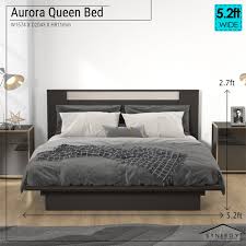 Aurora Collection Queen Bed Frame
