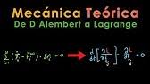 1 - Mecánica Teórica [Principio de D'Alembert] - YouTube