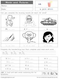 Found 4655 words containing nk. Nk Worksheets And Games Galactic Phonics