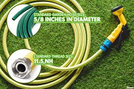 what is the standard garden hose size