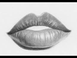 easy way to draw realistic lips you