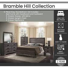 weathered gray bedroom furniture set