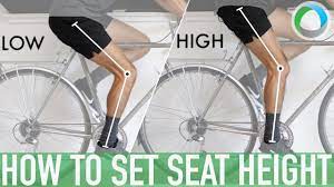 how to set your bicycle seat height