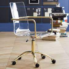 Choose from contactless same day delivery, drive up and more. Gold Paige Acrylic Swivel Chair Teen Desk Chair Pottery Barn Teen